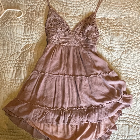 Boho Mauve Dress - Picture 3 of 9